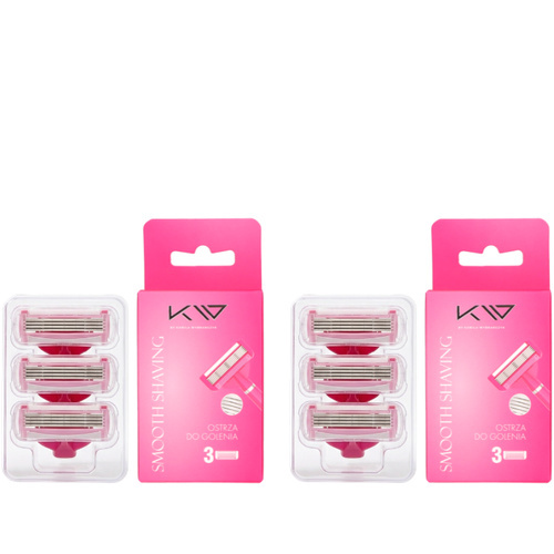 KAMILA WYBRAŃCZYK - Wkłady do maszynki Smooth Shaving Women - 2x 3szt.