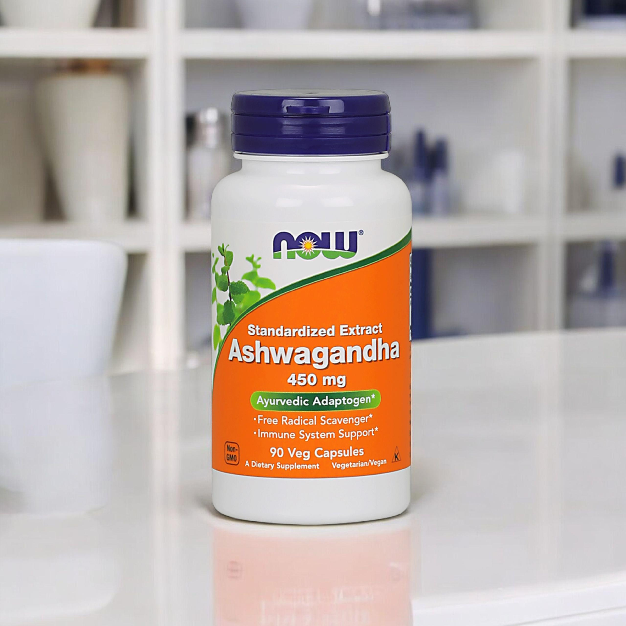 NOW Ashwagandha Extract 450mg - 90vegcaps