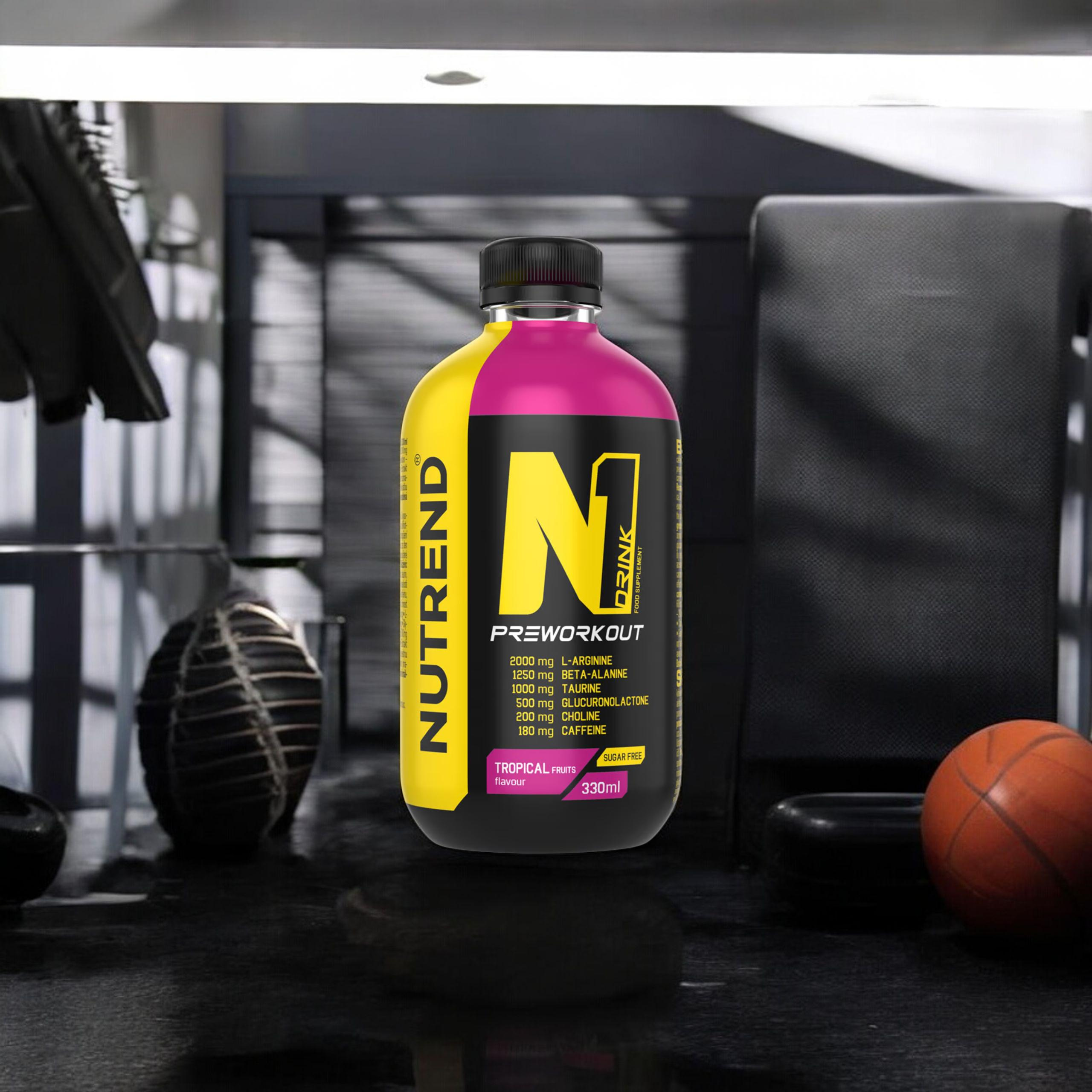 NUTREND N1 Drink PreWorkout - 3x 330ml