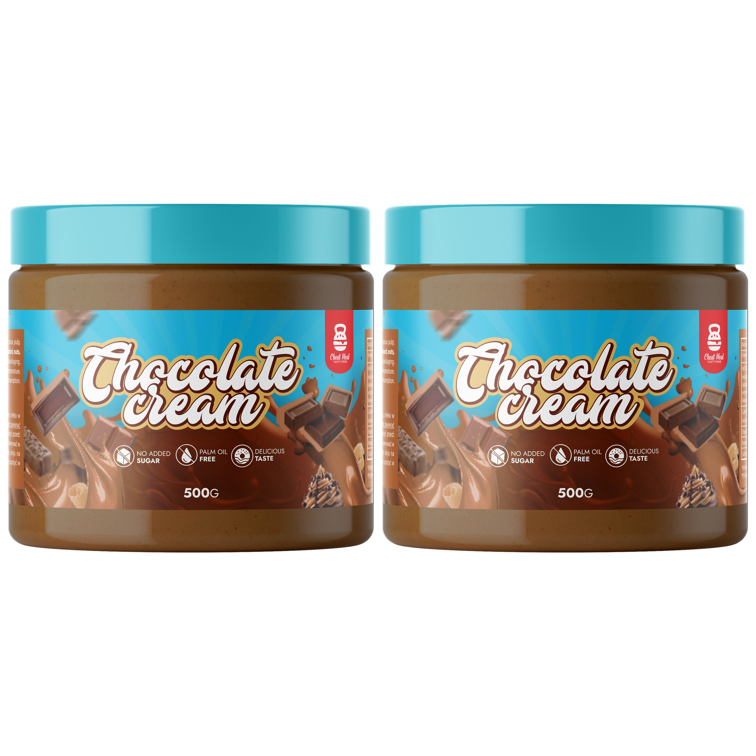 Cheat Meal Nutrition Chocolate Cream - Czekoladowy krem do smarowania - 2x 500g