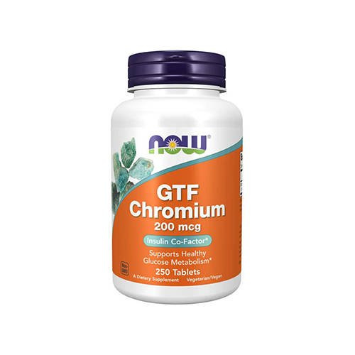 NOW GTF Chromium 200mcg - 250tabs