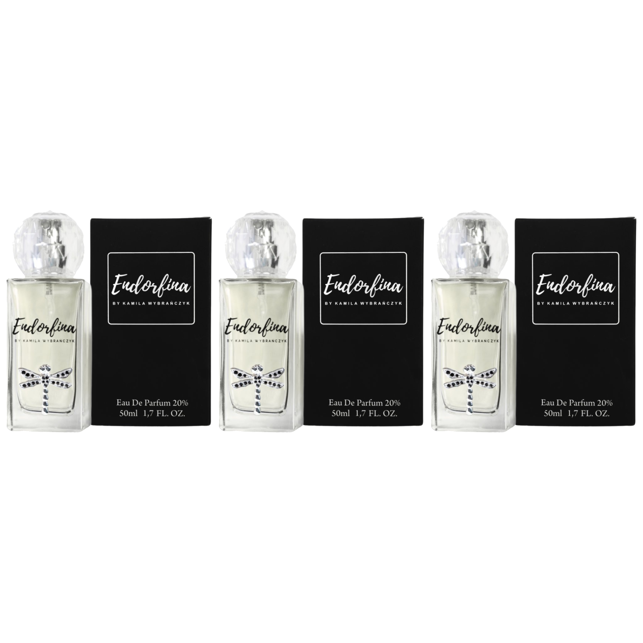 KAMILA WYBRAŃCZYK - Perfumy Endorfina - 3x 50ml
