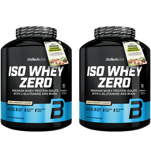 BioTech USA - Iso Whey Zero - 2x 1816g - White Chocolate