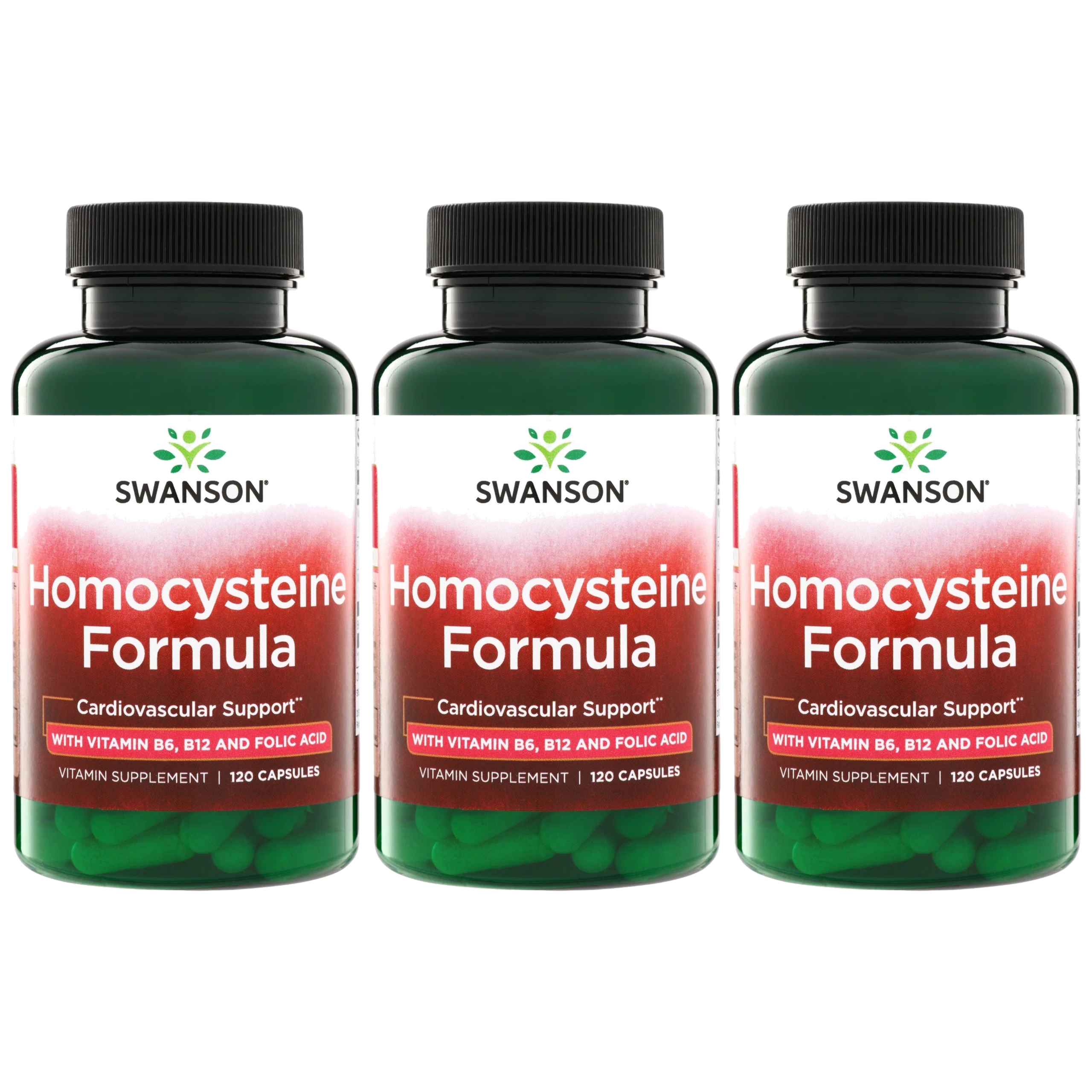SWANSON Homocysteine Formula - 3x 120caps