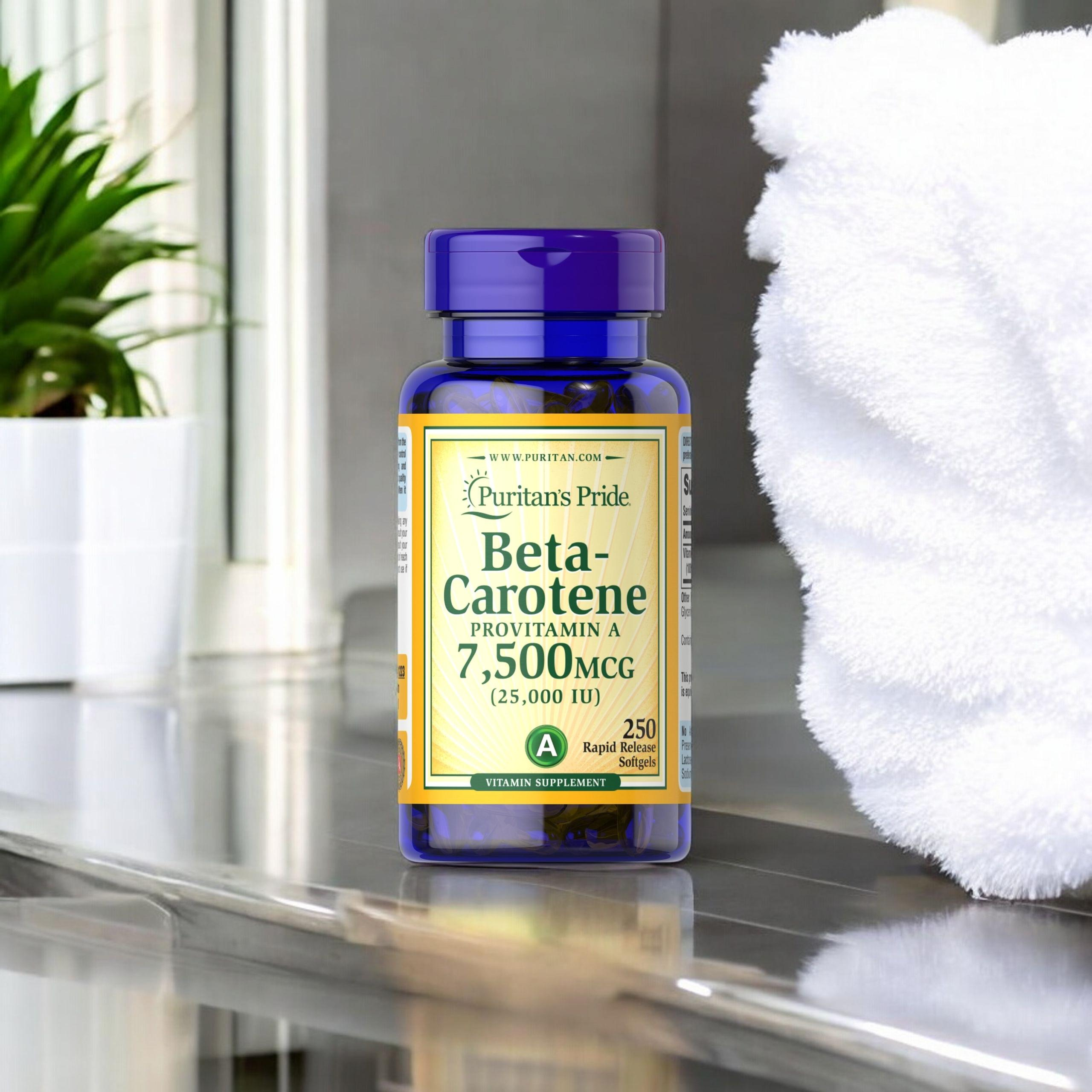 PURITAN'S PRIDE - Beta - Carotene 25000 IU - 250softgels