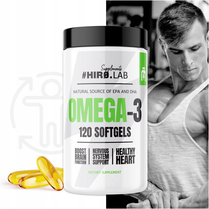 HIRO.LAB Omega 3 EPA 330mg DHA 220mg - 120softgels