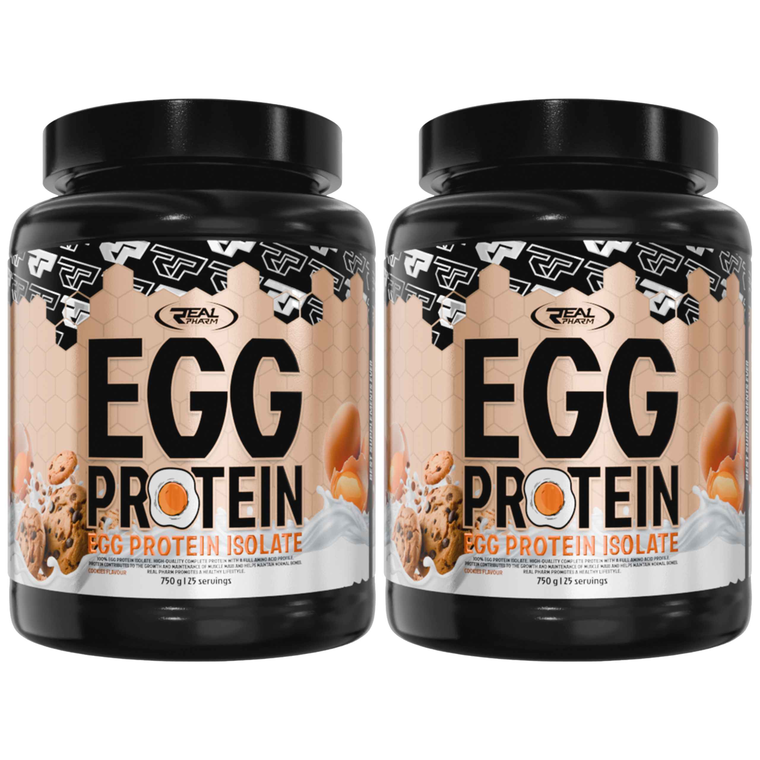 REAL PHARM - Egg Protein Isolate - 2x 750g
