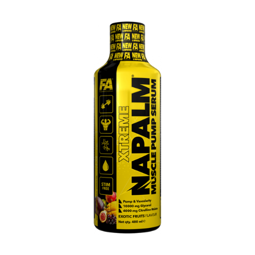 FITNESS AUTHORITY Napalm Muscle Pump Serum - 480ml - ExoticFruits - WYPRZEDAŻ - 31-03