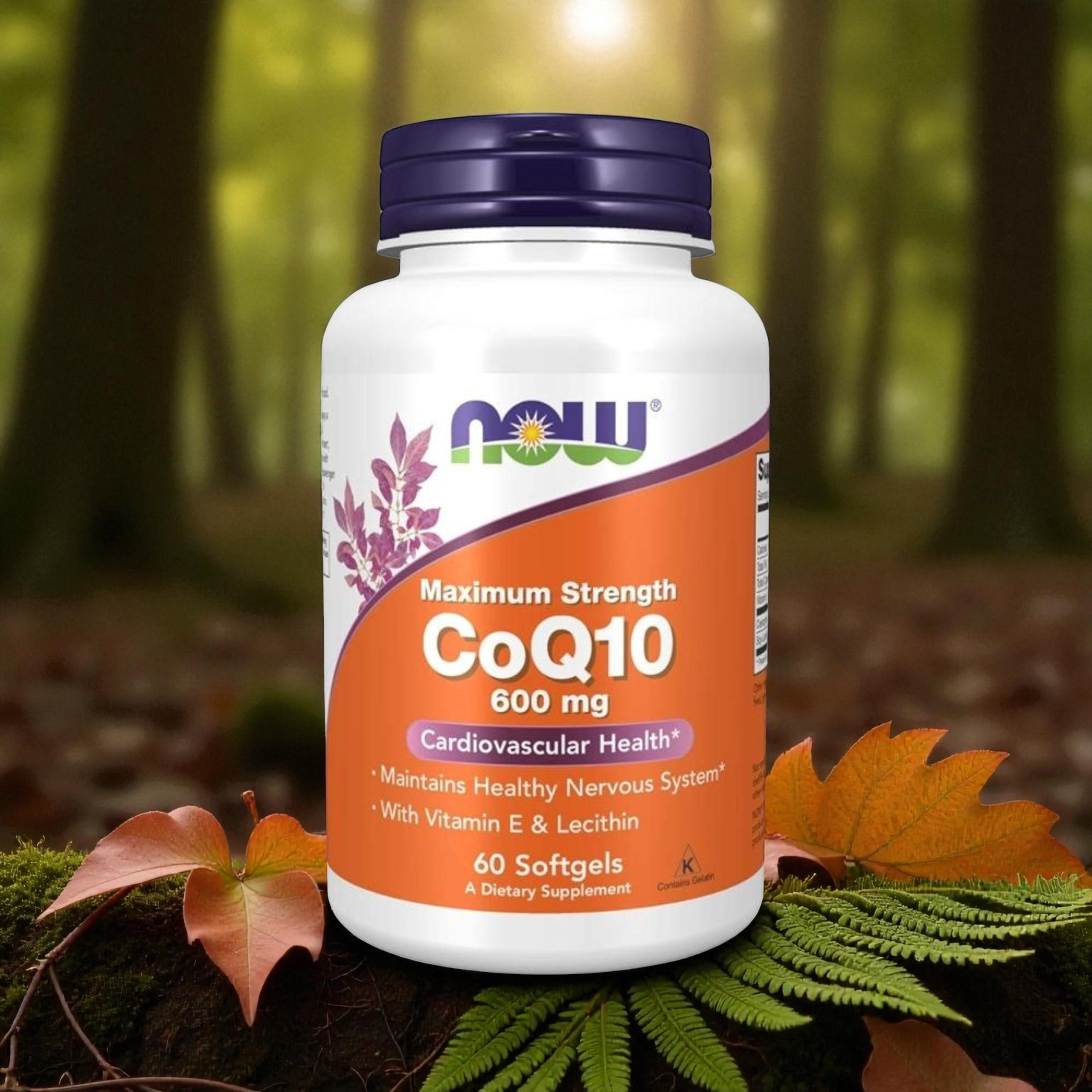 NOW - CoQ10 600mg - 3x 60softgels