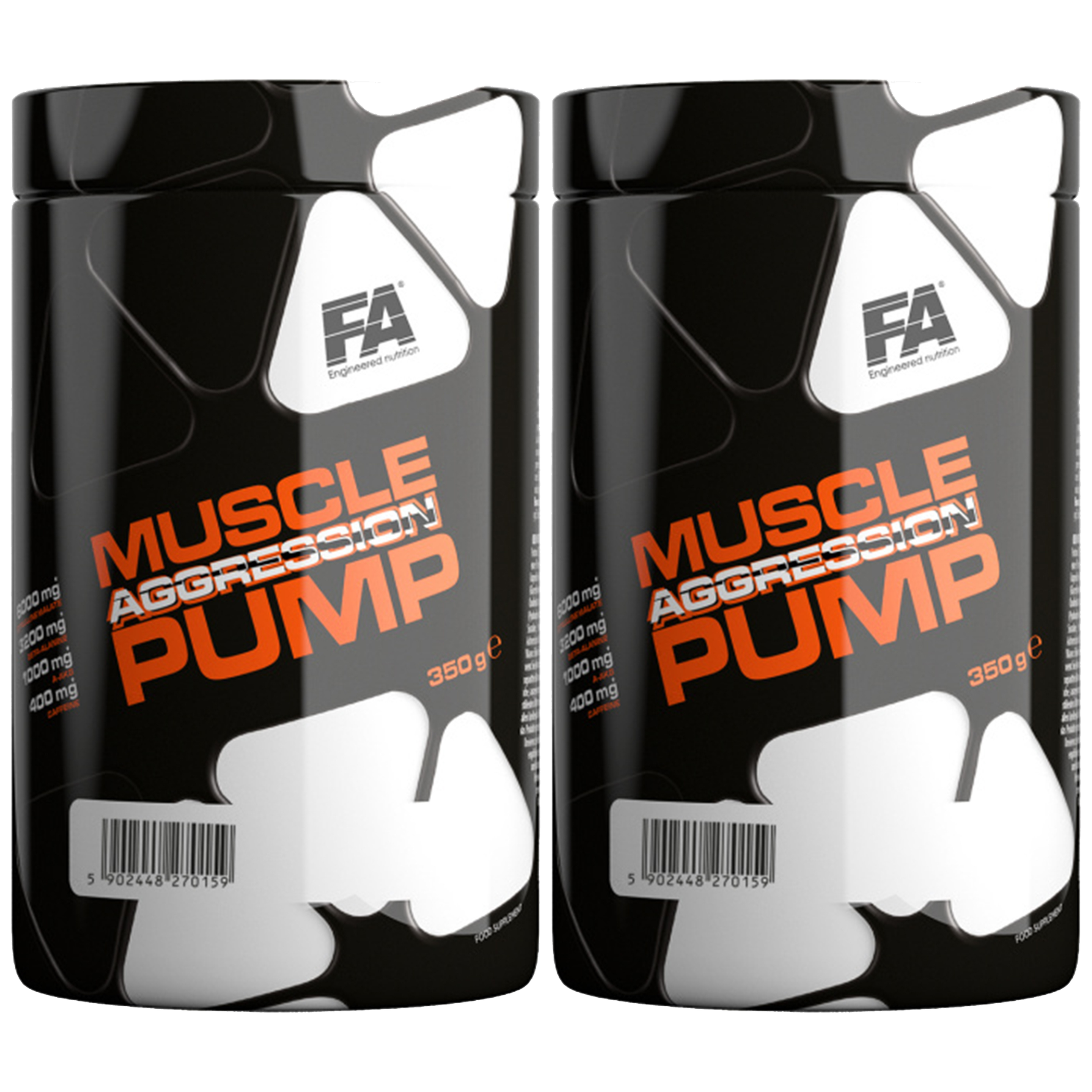 FITNESS AUTHORITY Muscle Pump Aggression - 2x 350g