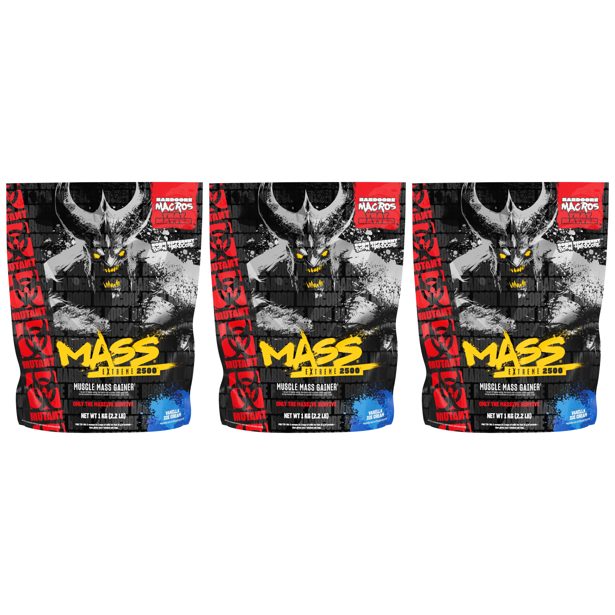 MUTANT Mass XXXtreme - 3x 1000g
