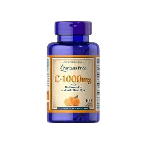 Puritan's Pride Vitamin C-1000 With BioFlav Rose Hips - 3x 100caps