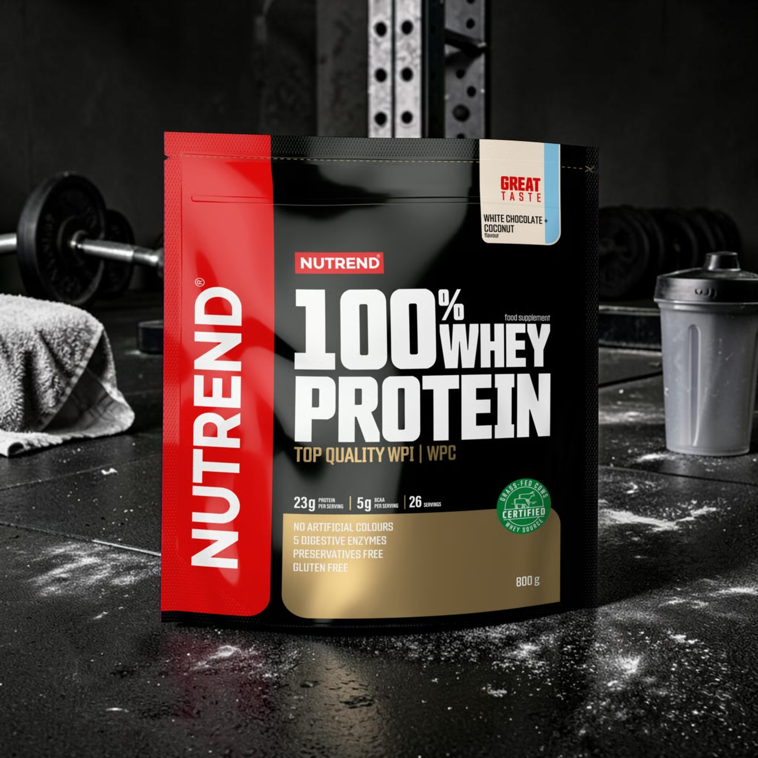 NUTREND - 100% Whey Protein - 3x 800g