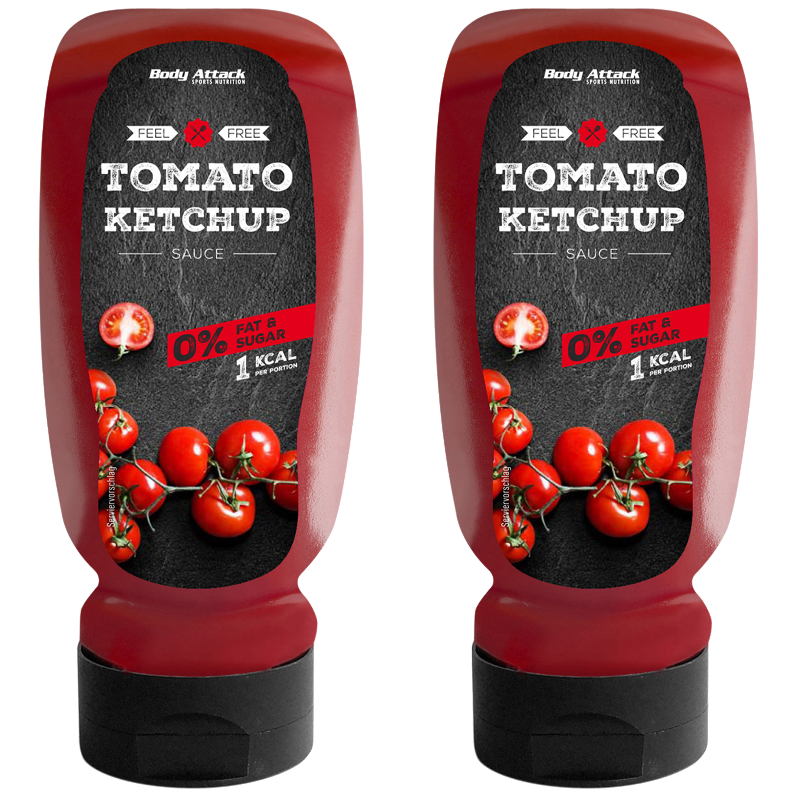 BODY ATTACK Tomato Ketchup Sauce - 2x 320ml