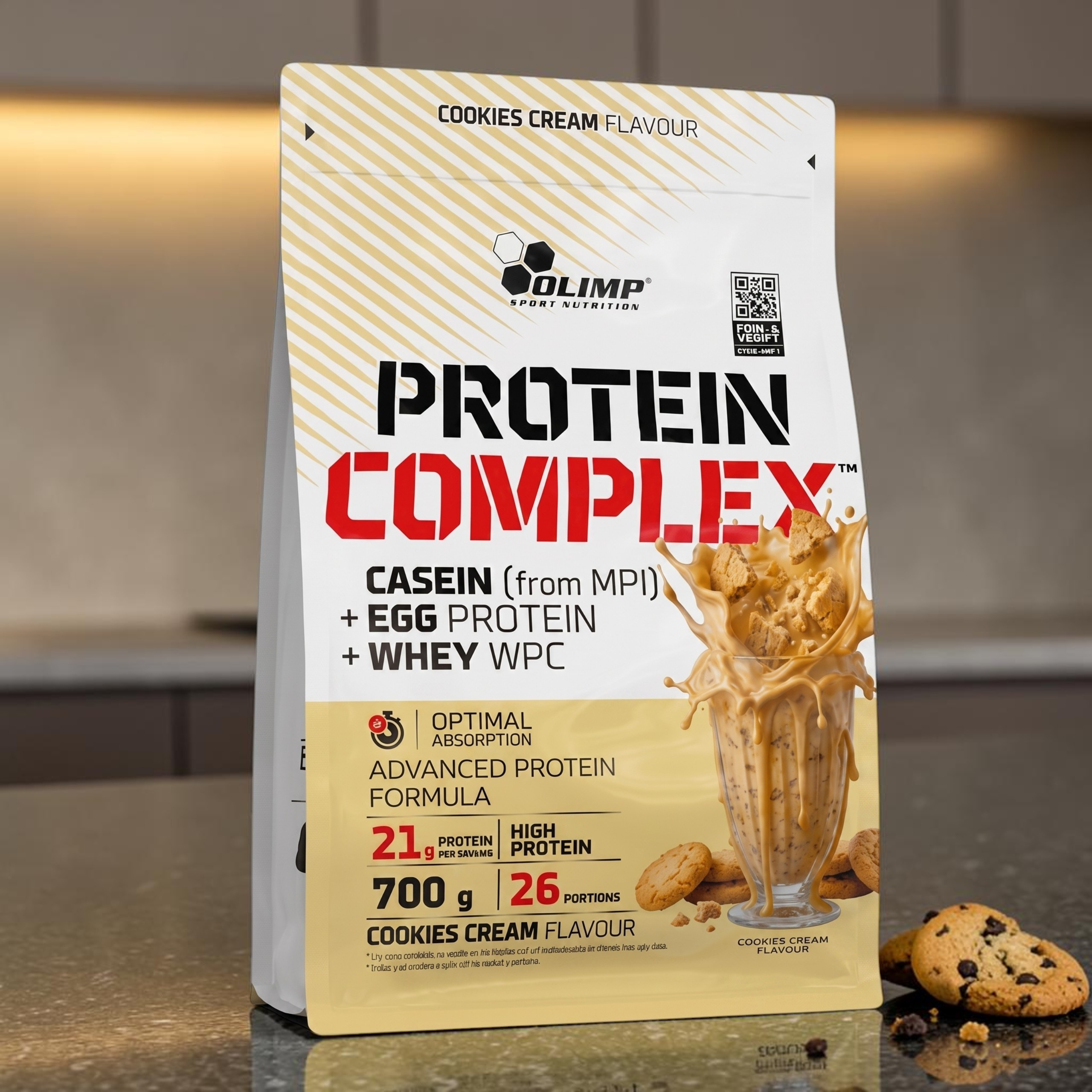 OLIMP - Protein Complex - 700g  pol_pl_OLIMP-Protein-Complex-700g-Cookies-Cream-54854_4