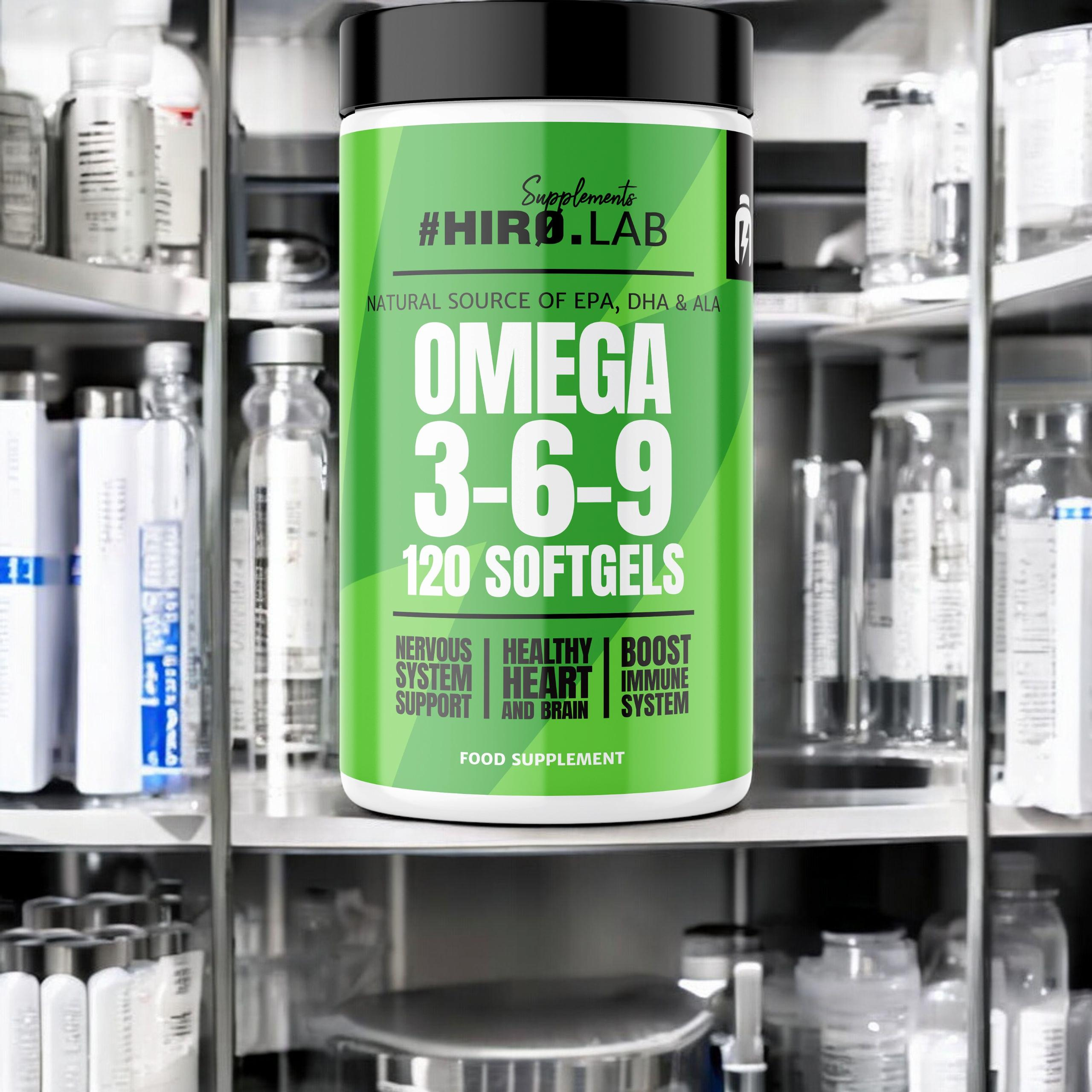 HIRO.LAB Omega 3-6-9 - 120softgels