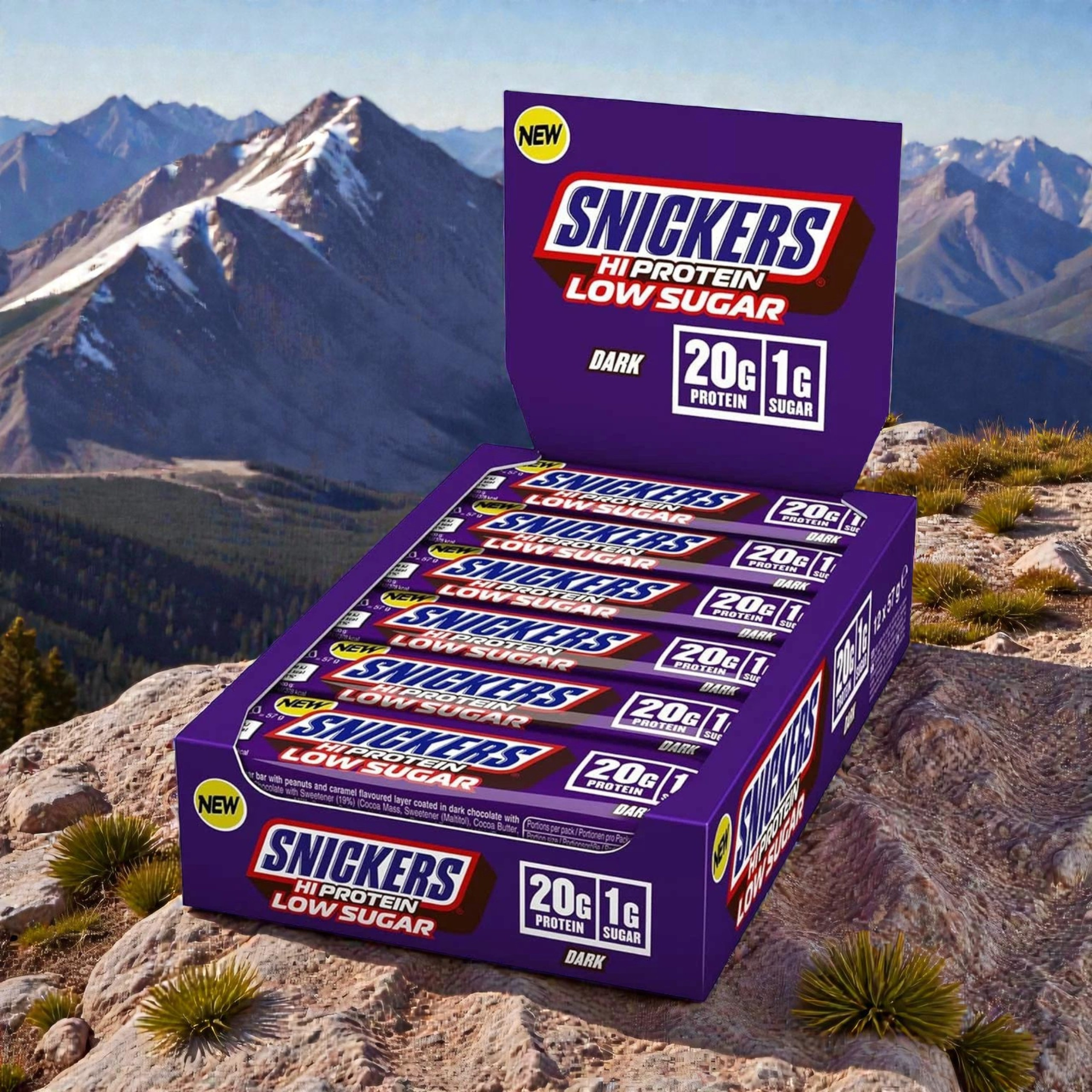 Mars - HIProtein Low Sugar Bar - 57g x12 pol_pl_Mars-HIProtei-LowSugarBar-57g-x12-Dark-43256_4