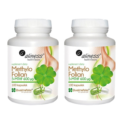 ALINESS - Methylo Folian 5-MTHF 600µg - 2x 100caps.