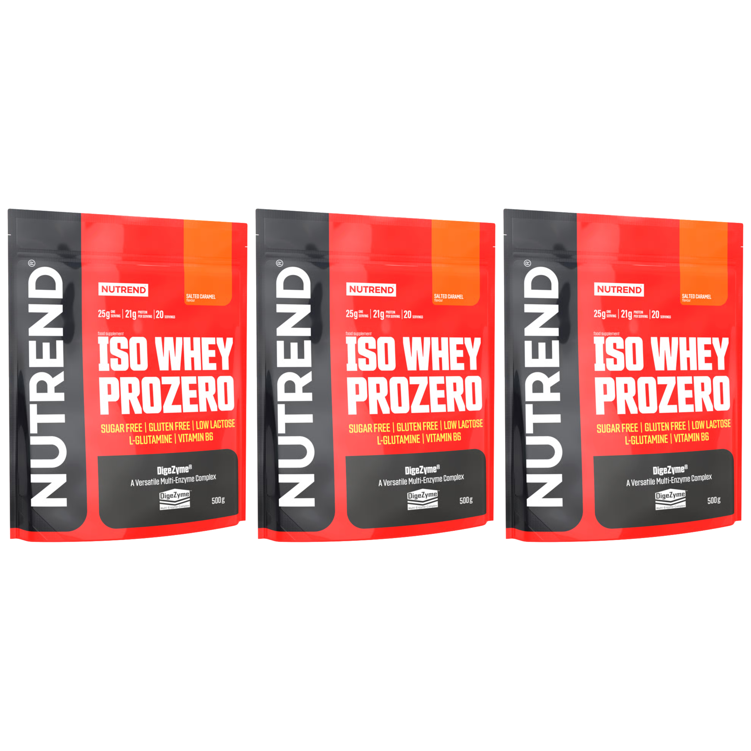 NUTREND Iso Whey ProZero - 3x 500g