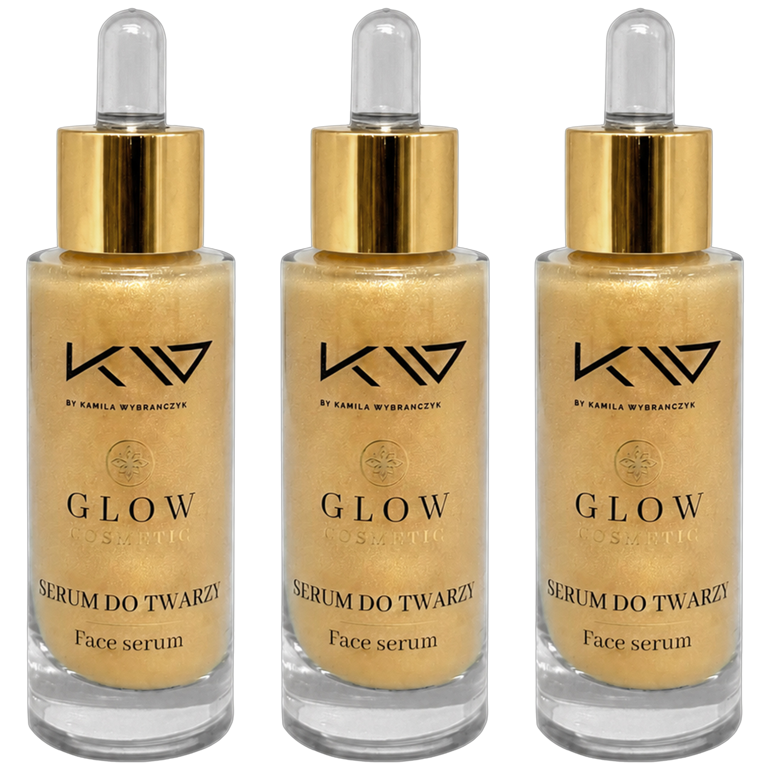 KAMILA WYBRAŃCZYK - Serum do Twarzy Glow - 3x 30ml