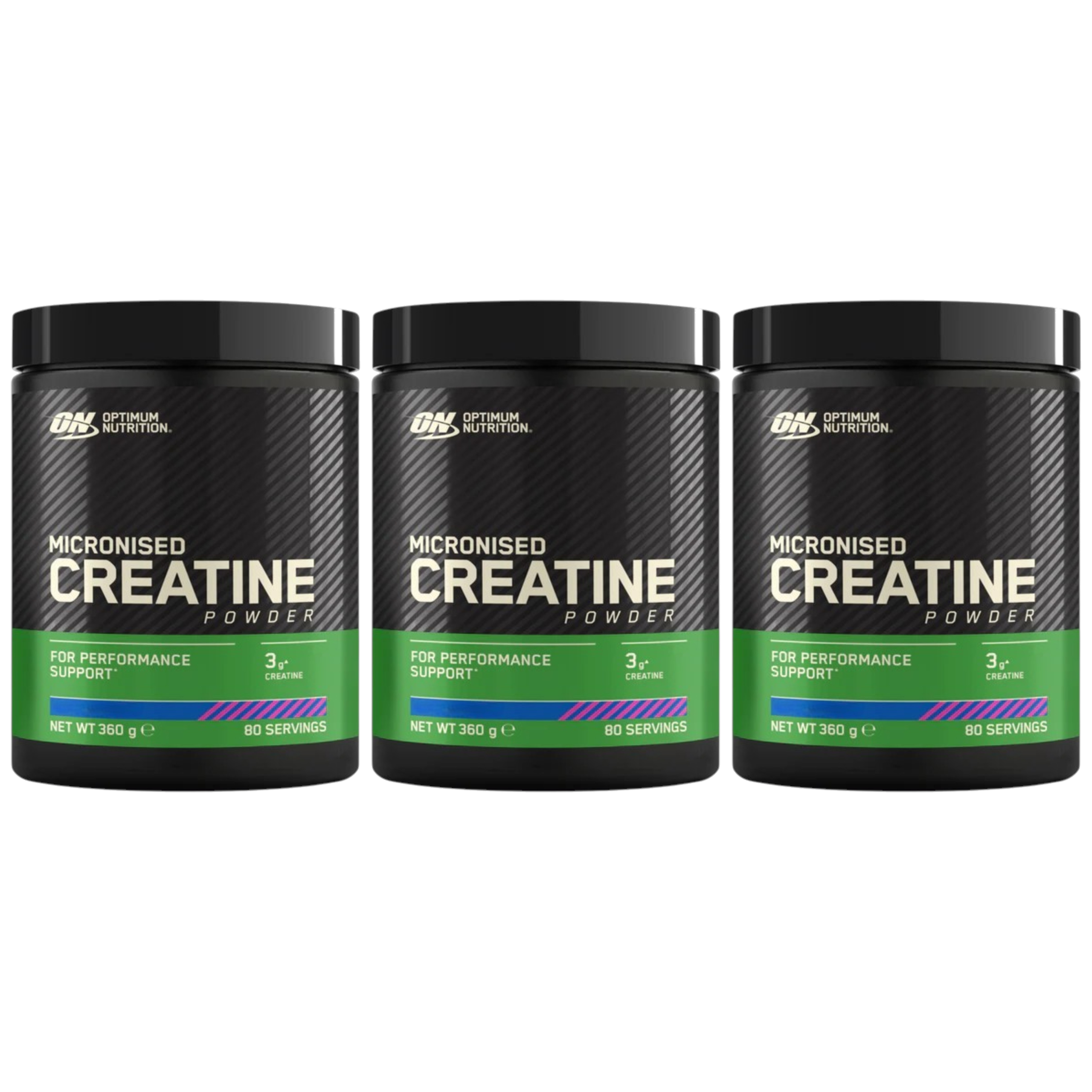 OPTIMUM NUTRITION - Micronised Creatine - 3x 360g - Fruit Punch