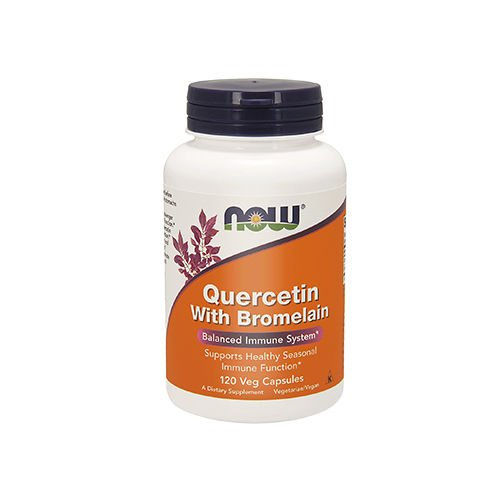 NOW Quercetin With Bromelain - 120vcaps