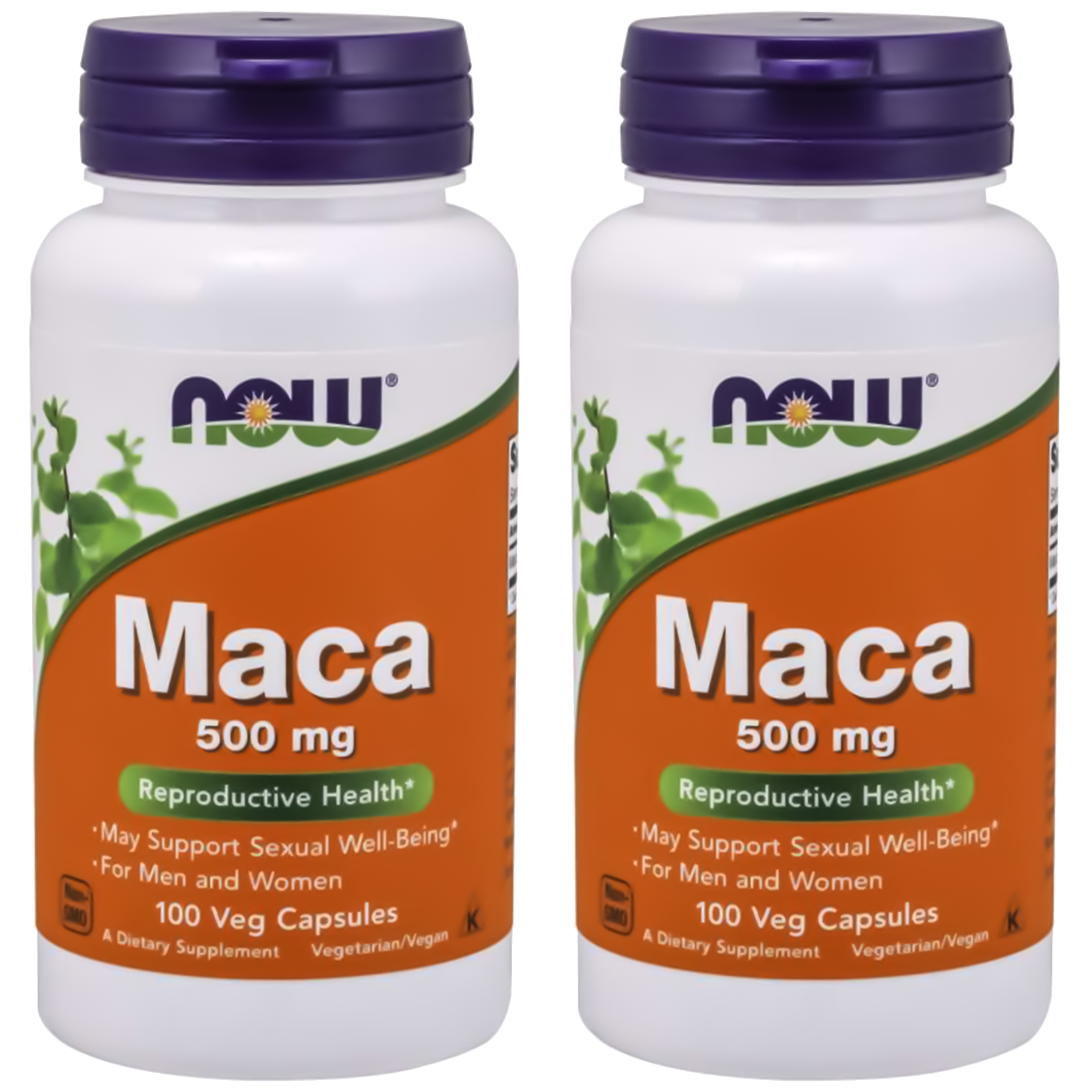 NOW Maca 500mg - 2x 100vcaps