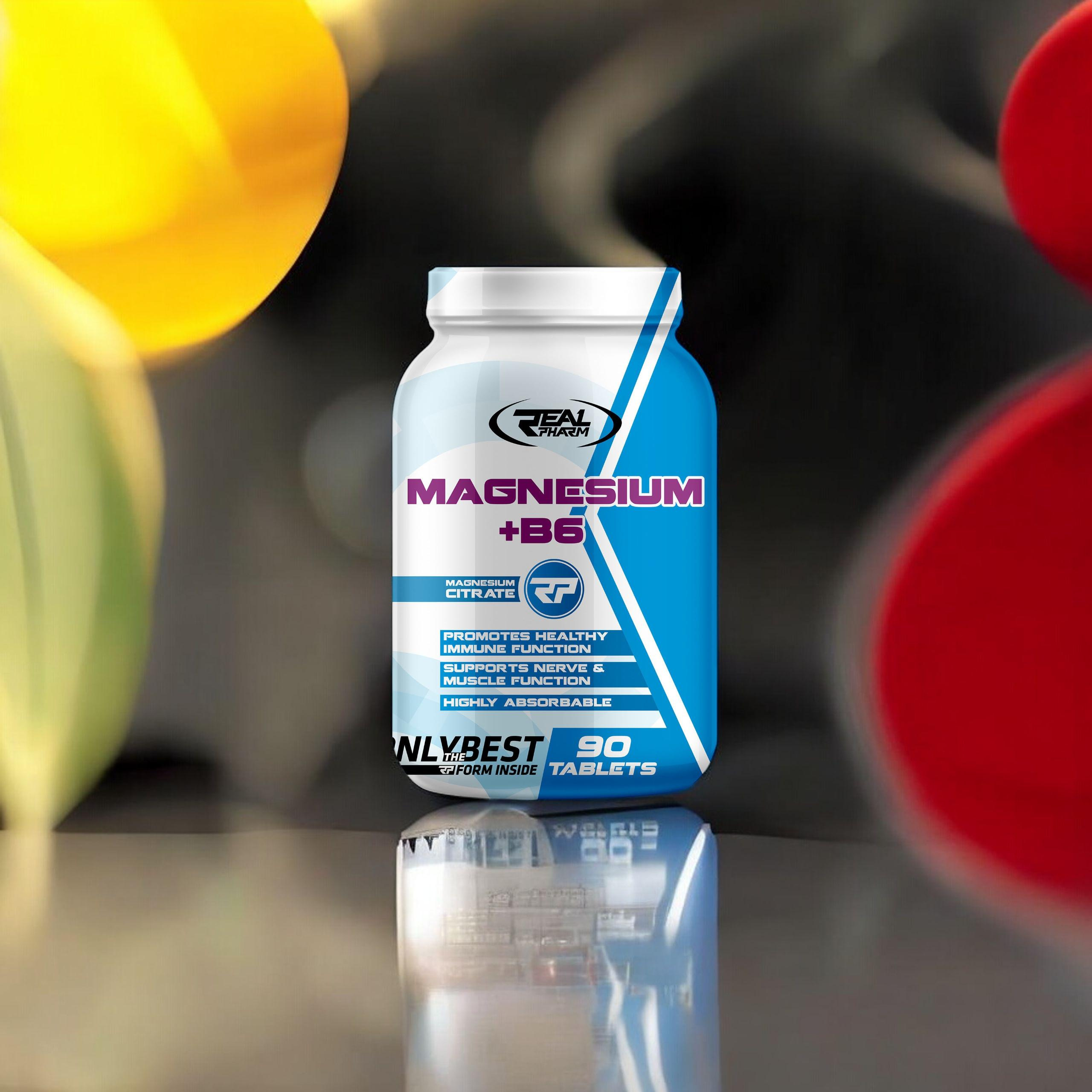 REAL PHARM Magnesium+ B6 - 2x 90tabs