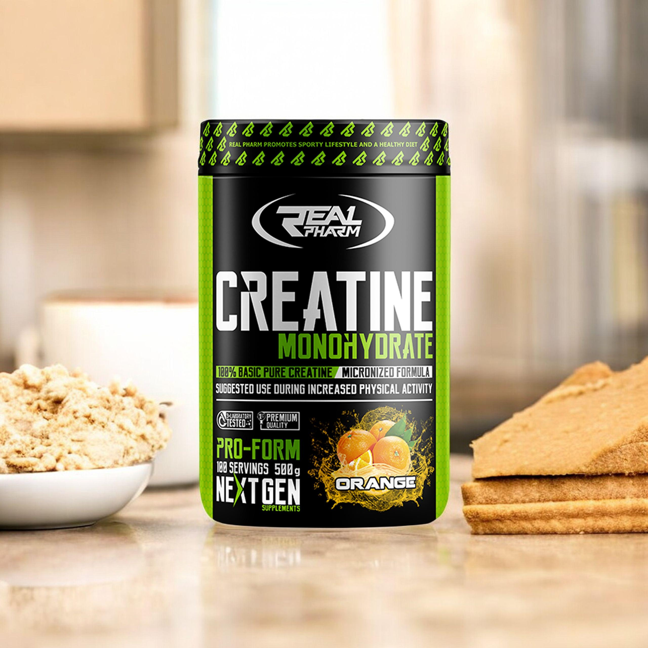 REAL PHARM Creatine Monohydrate - 2x 500g