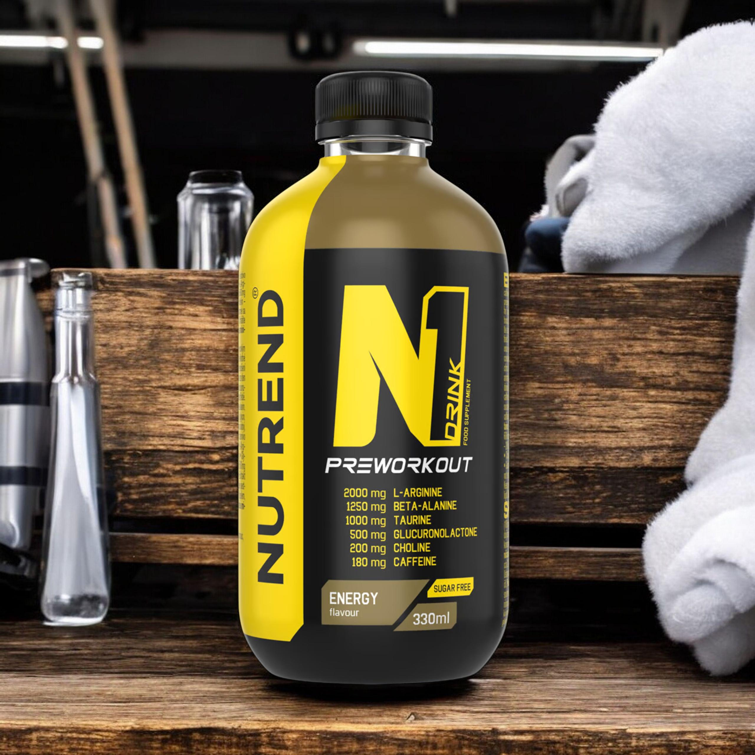 NUTREND N1 Drink PreWorkout - 330ml - WYPRZEDAŻ - 19-09