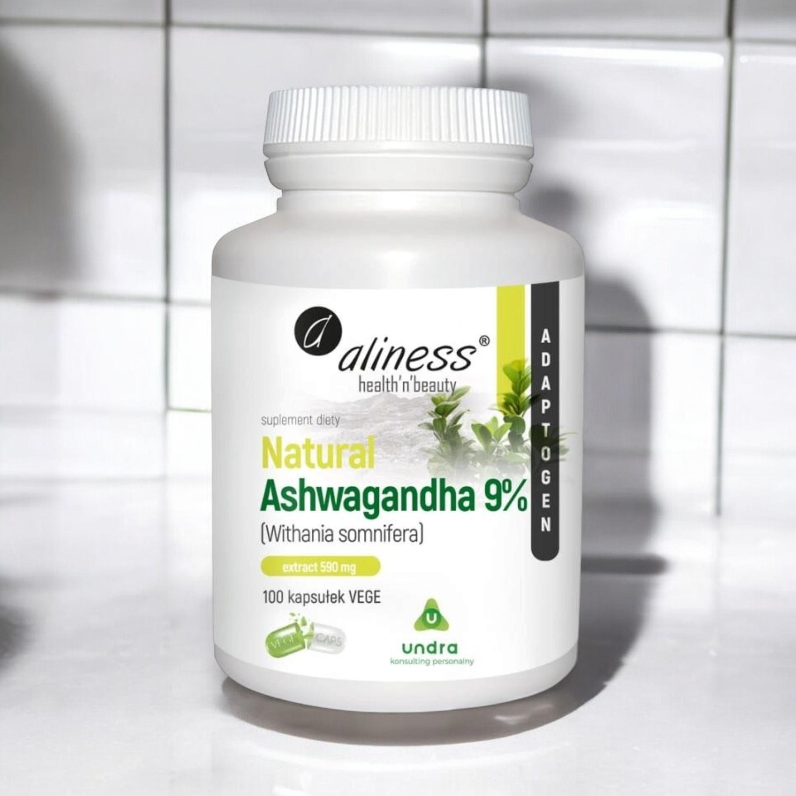 ALINESS - Ashwagandha 555mg - 100vcaps. x2