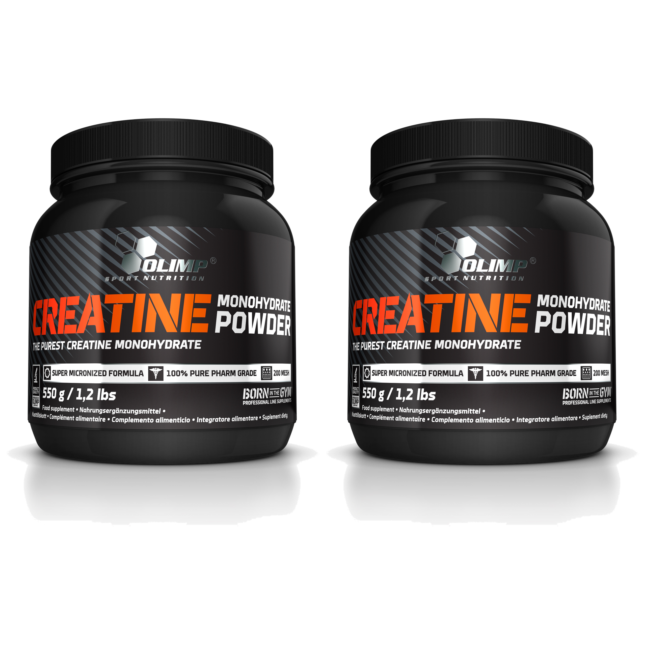 OLIMP Creatine Monohydrate Powder - 2x 550g