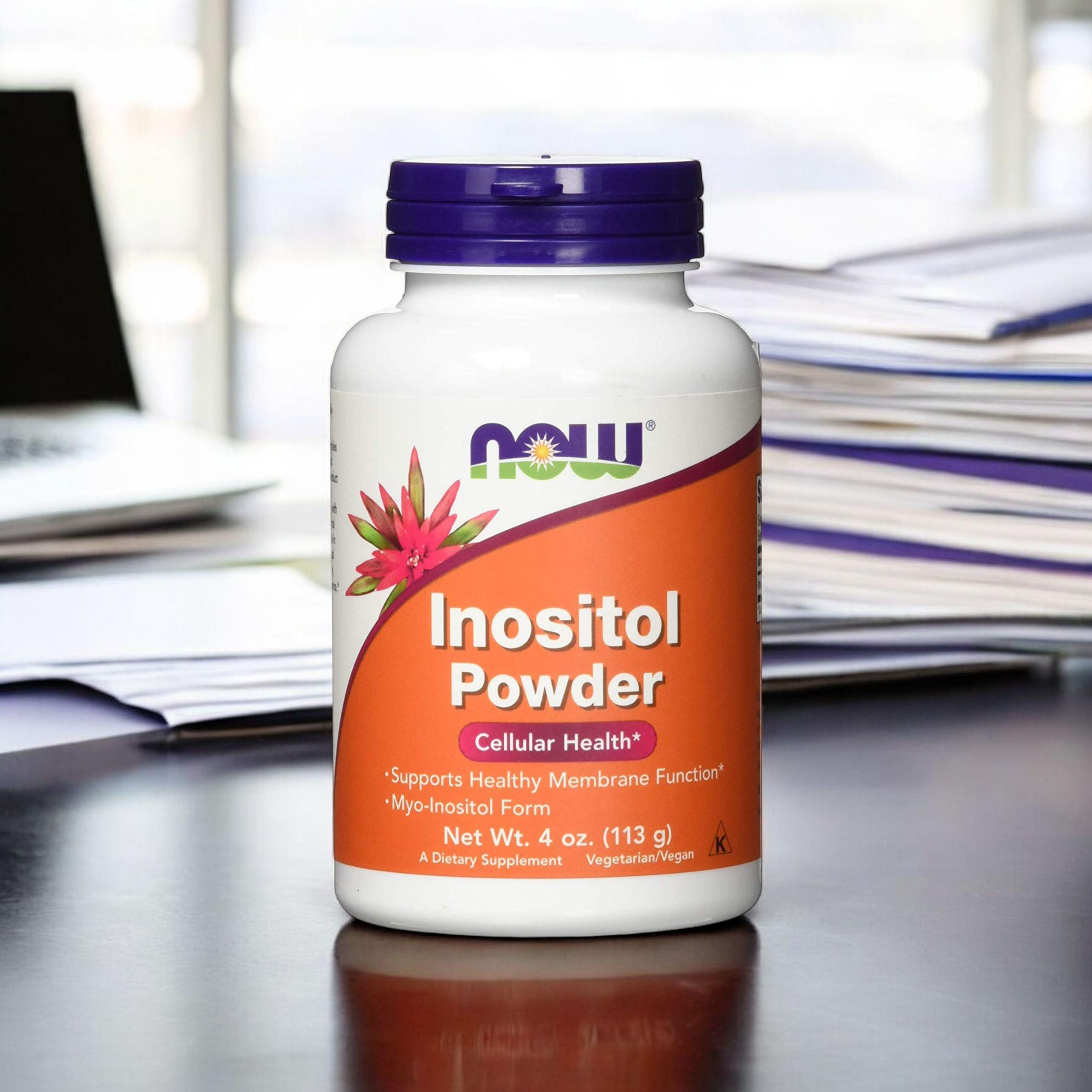 NOW Inositol Powder - 2x 113g - Inozytol w proszku
