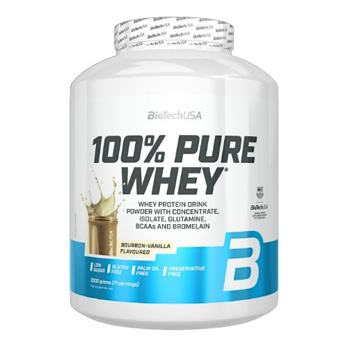 BIOTECH - 100% Pure Whey - 2x 2000g - Bourbon Vanilla