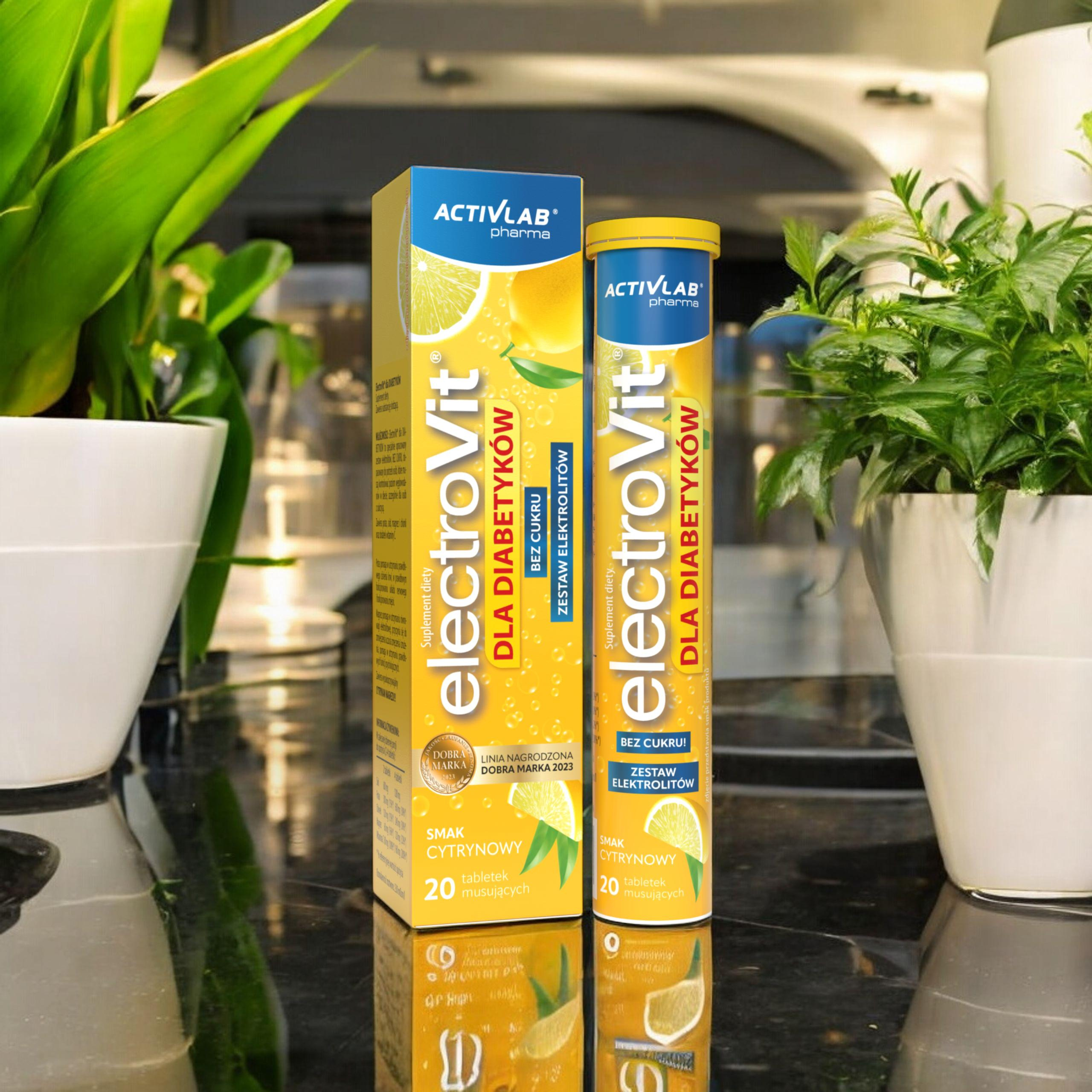 ACTIVLAB PHARMA - ElectroVit dla Diabetyków - 20tabs. - 3x Lemon