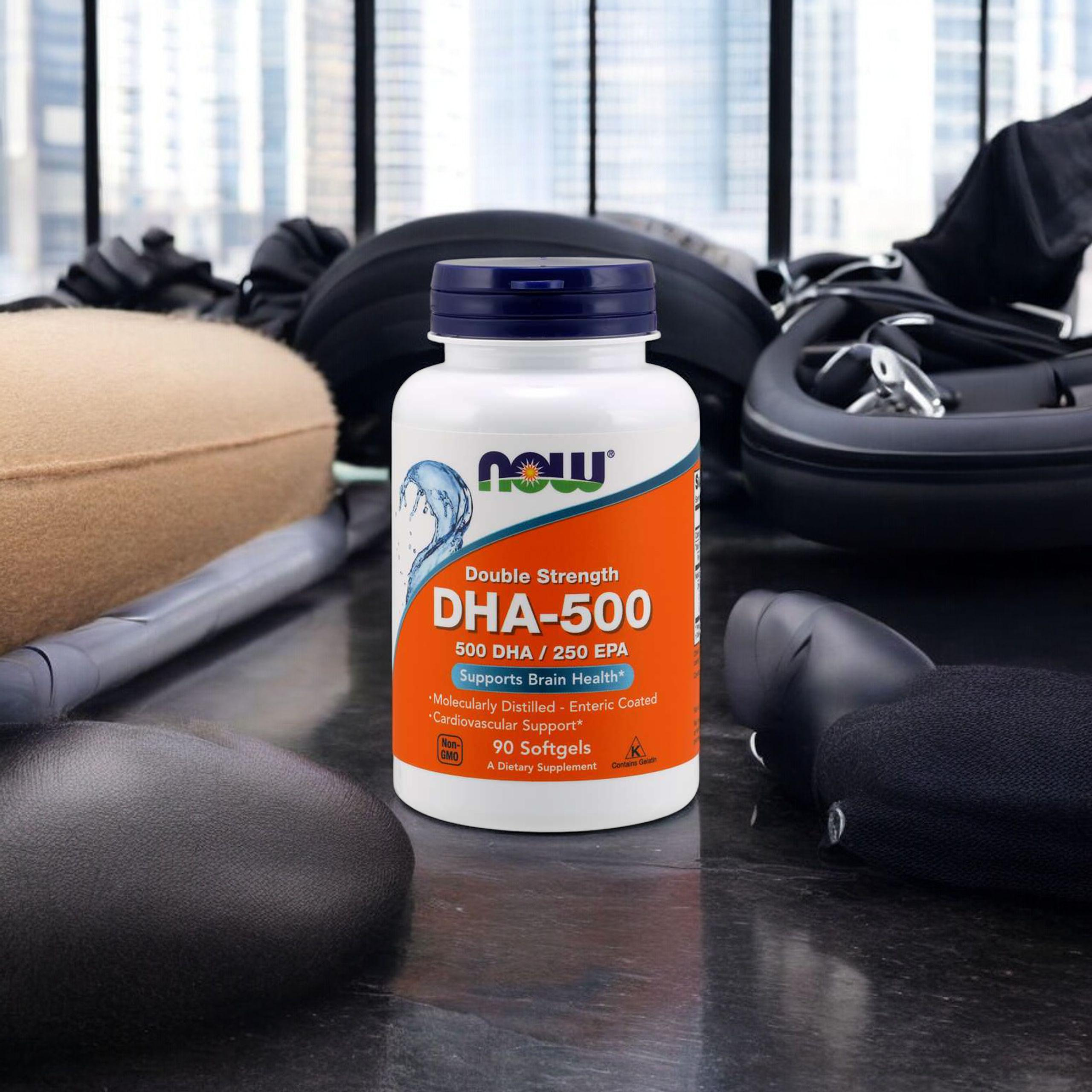 NOW DHA 500mg - 2x 90softgels