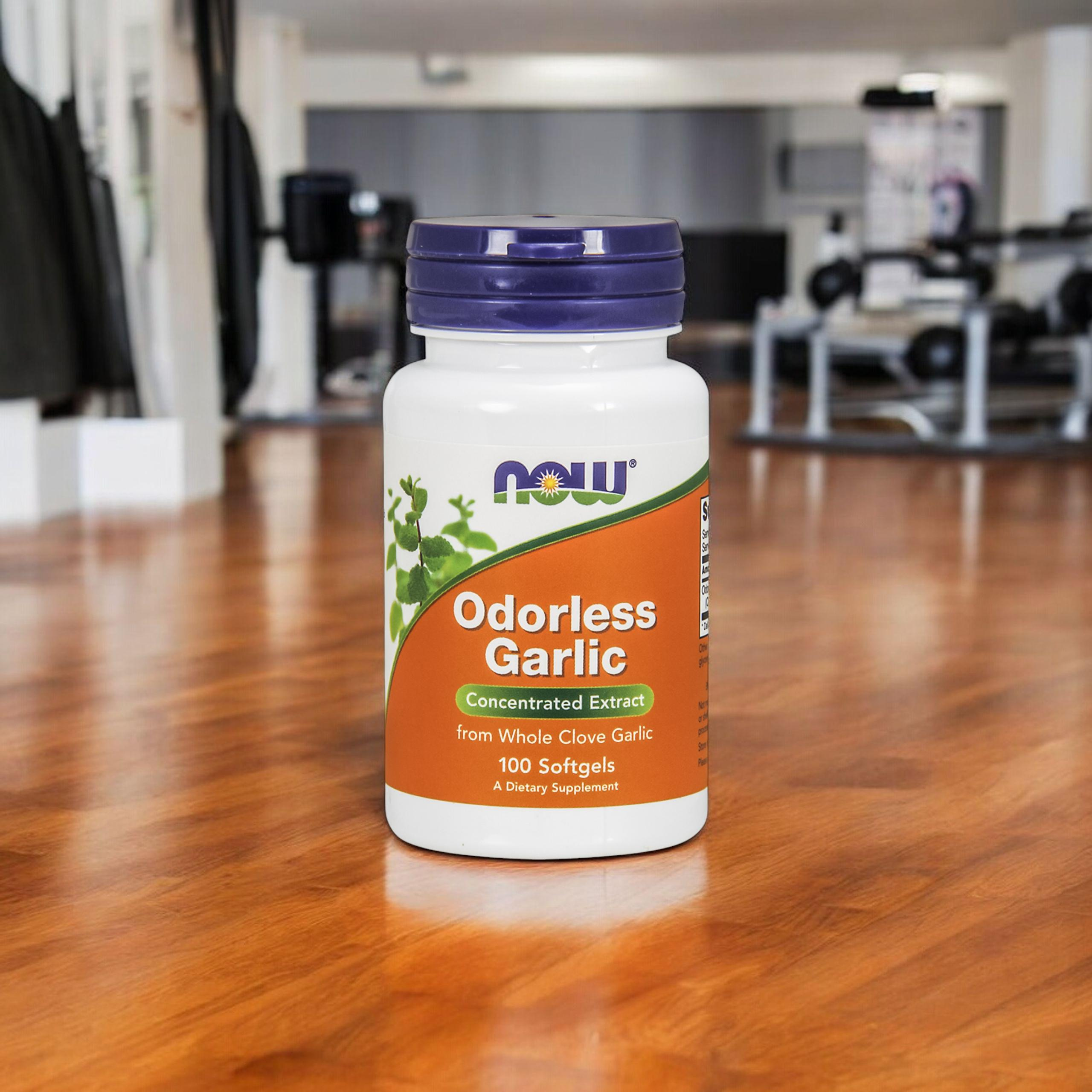 NOW Odorless Garlic - 3x 100soft gels