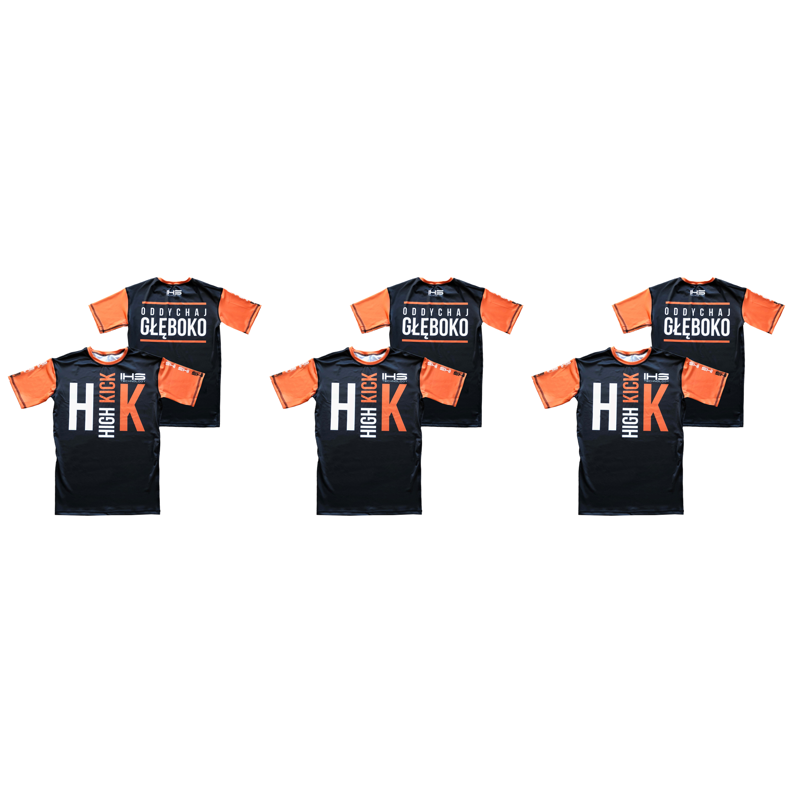ASURA Koszulka Rashguard Short T-shirt - High Kick - 3x Oddychaj Głęboko
