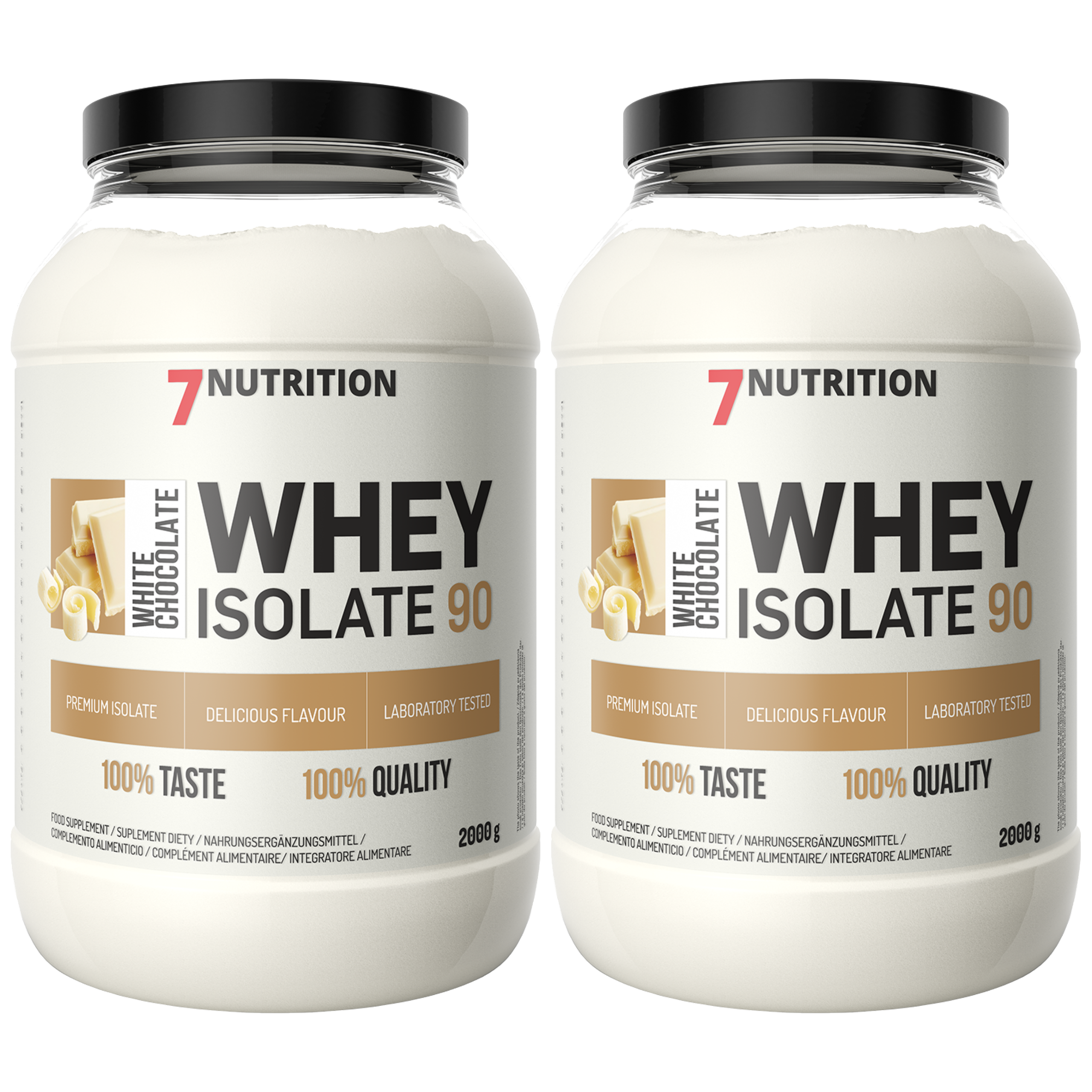 7 NUTRITION Whey Isolate 90 - 2x 2000g