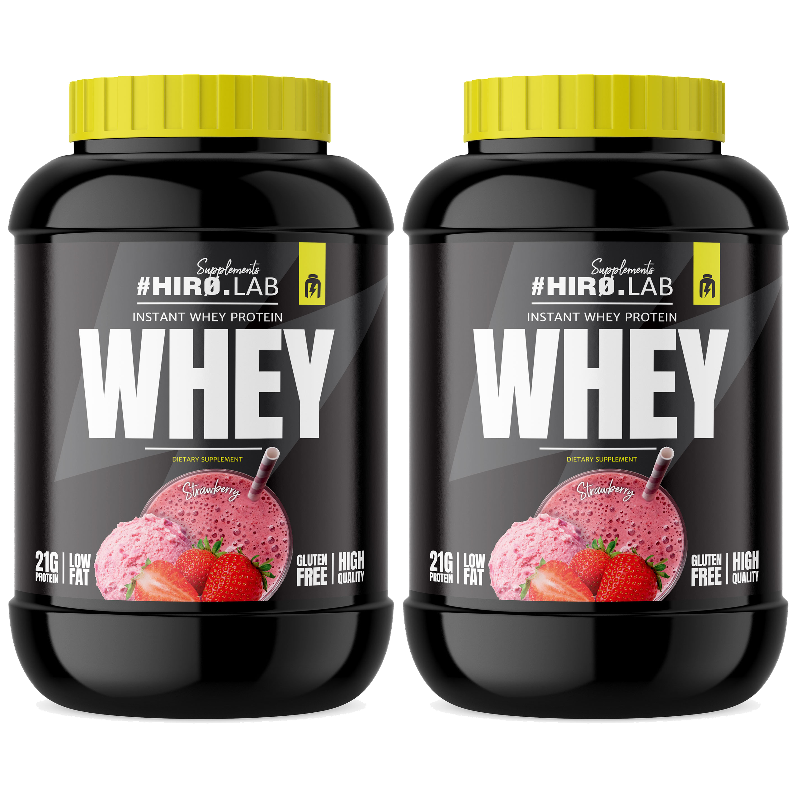 HIRO.LAB Instant Whey Protein - 2x 2000g