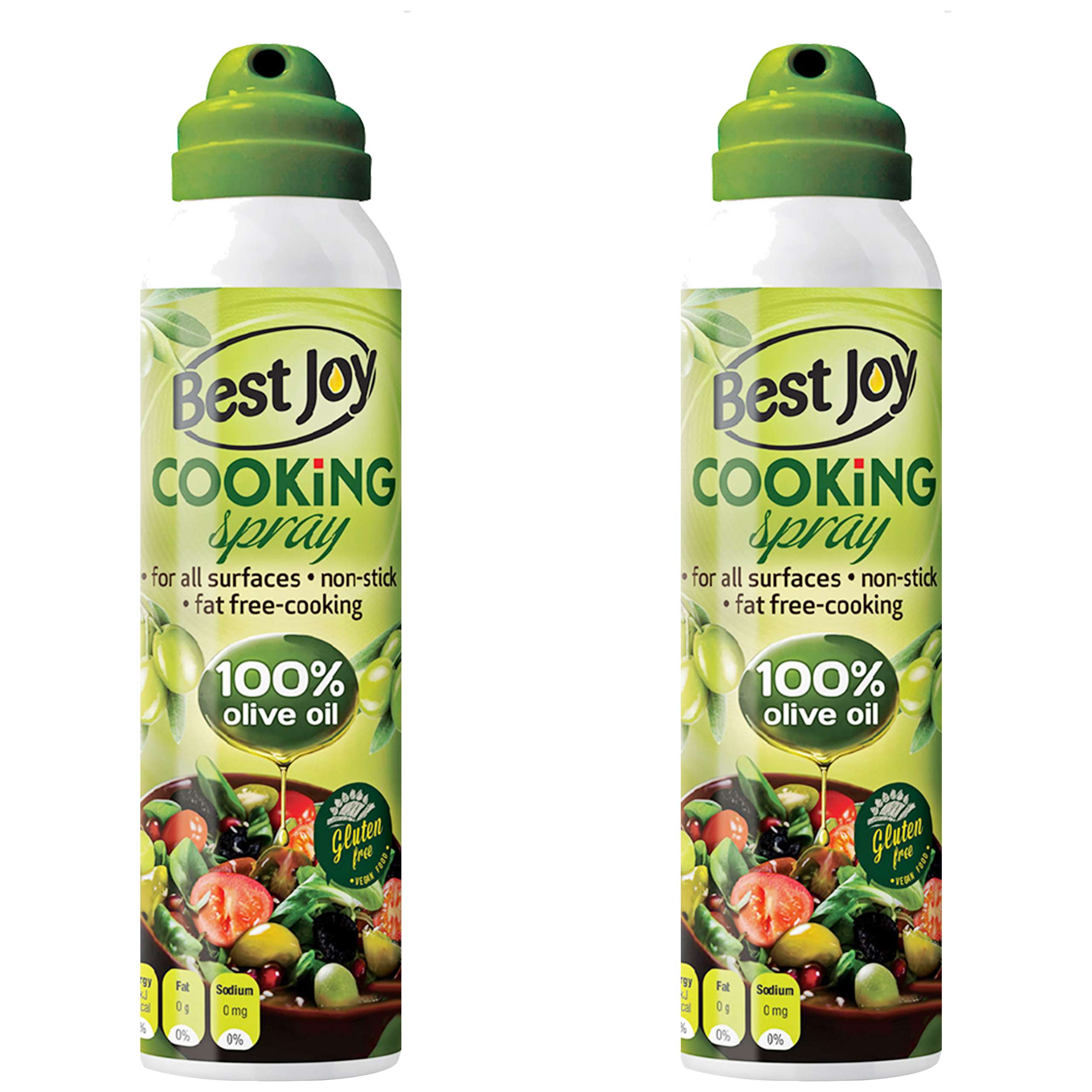 BEST JOY Extra Virgin Olive Oil Cooking Spray - 2x 250ml