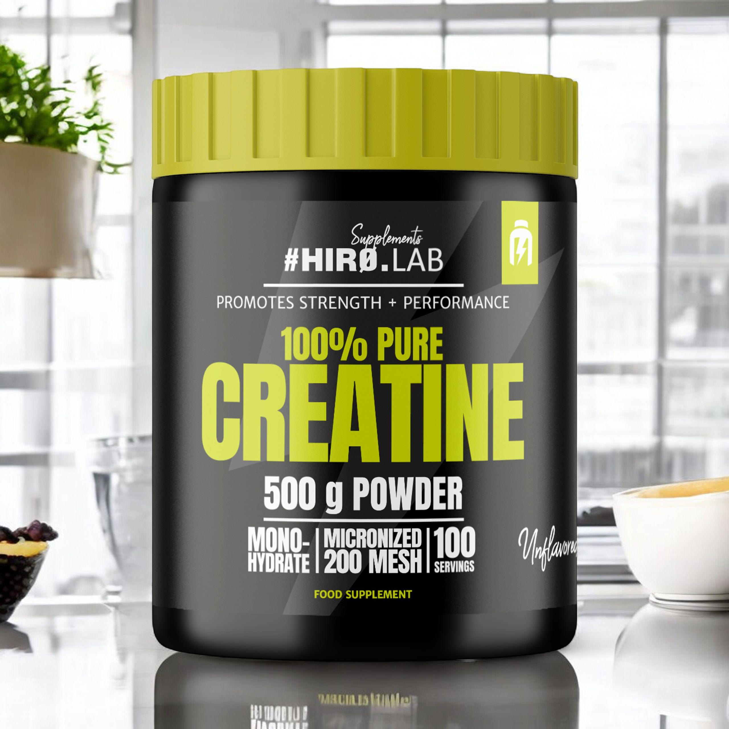HIRO.LAB 100% Pure Creatine - 500g + 100g FREE