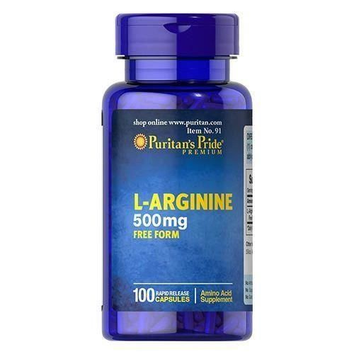 Puritan's Pride L-Arginine 500mg - 100caps