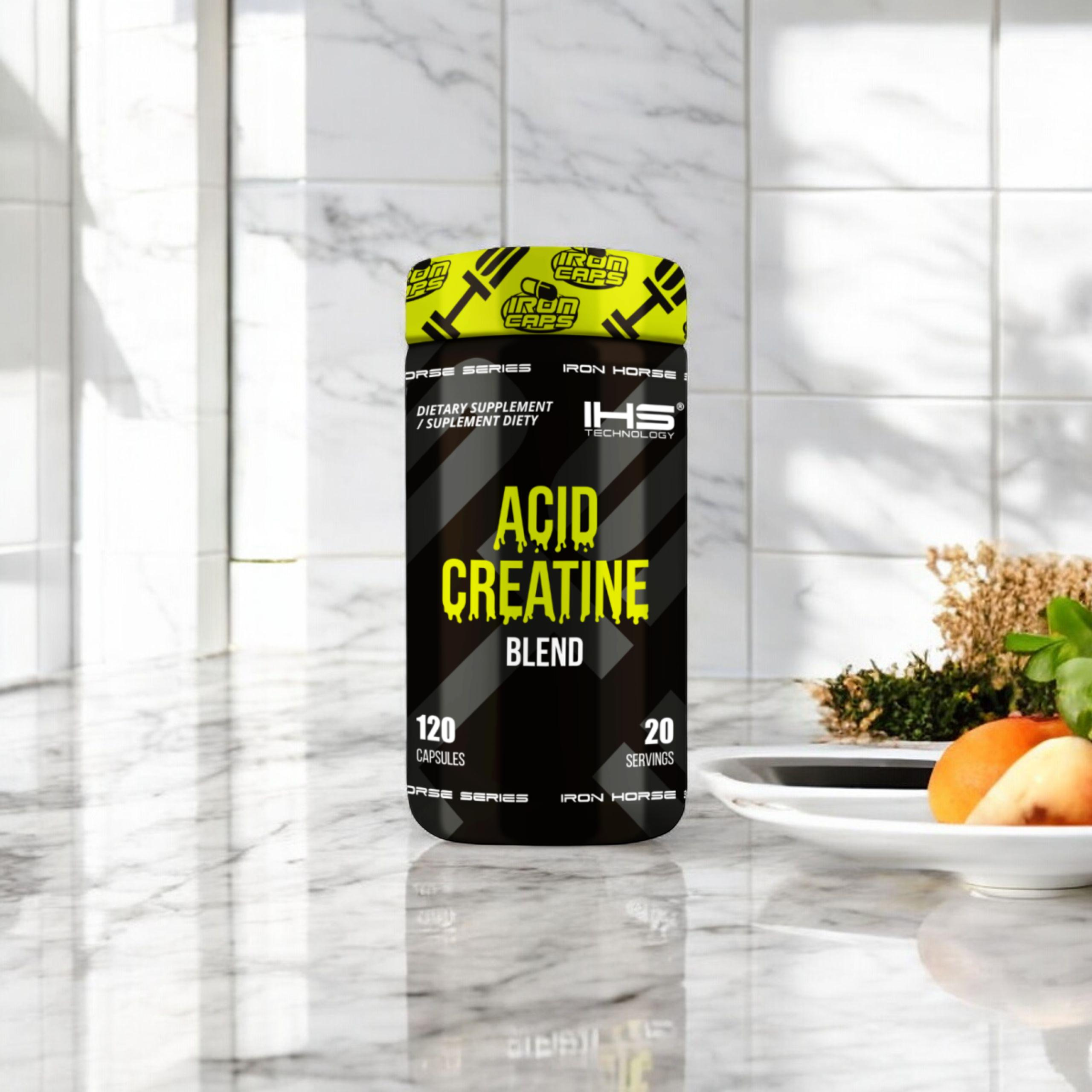 IRON HORSE - Acid Creatine Blend - 120caps.