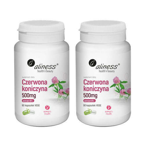 ALINESS - Czerwona Koniczyna 500mg - 2x 90vcaps.