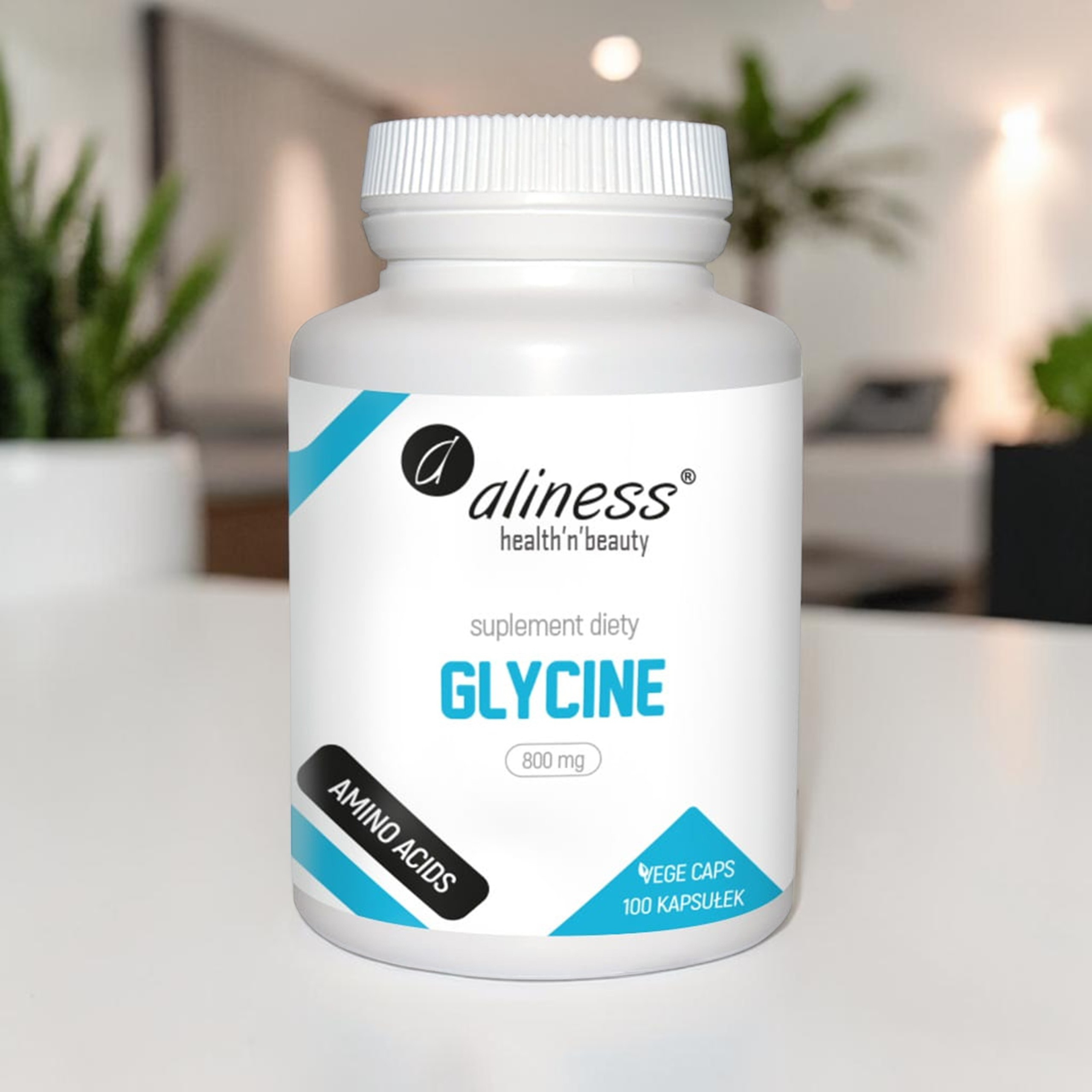 ALINESS Glycine 800mg - 3x 100vcaps.