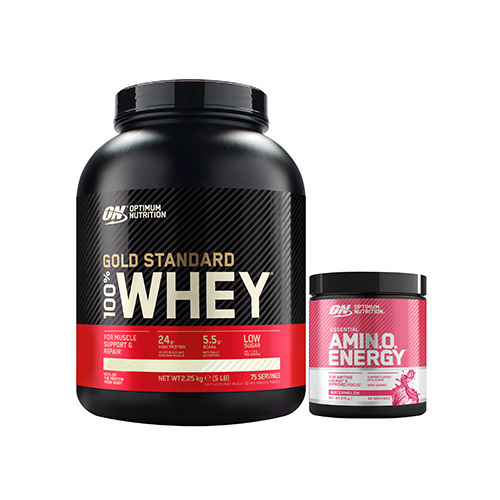 Zestaw OPTIMUM NUTRITION Whey Gold Standard - 2270g* + Amino Energy - 270g