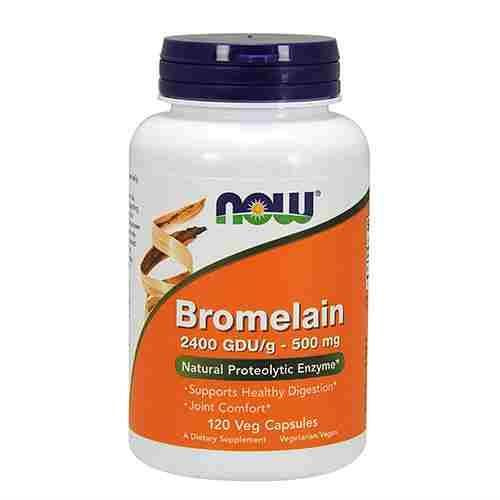 NOW Bromelain ( Bromelina ) - 2x 120vcaps