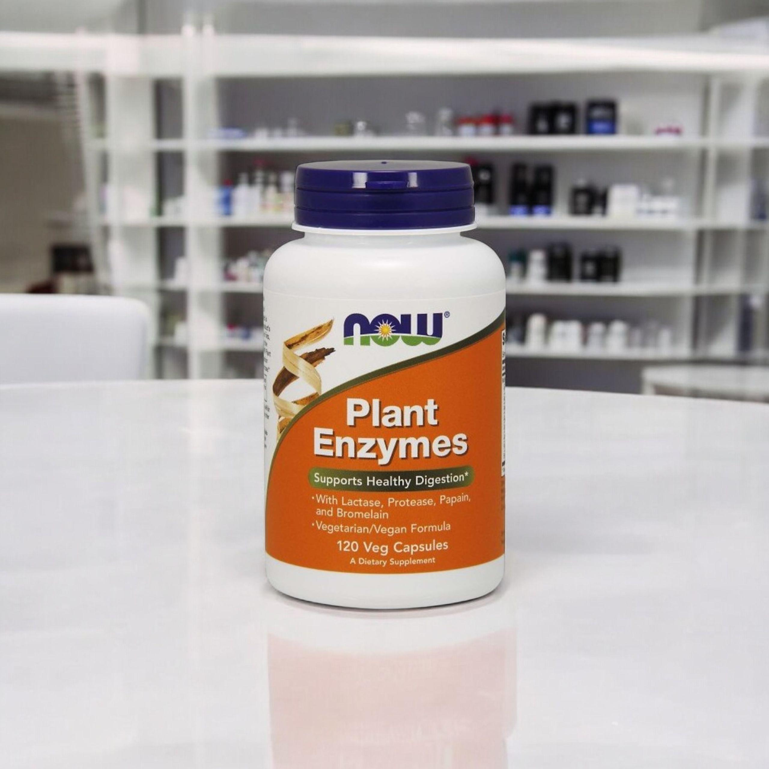 NOW Plant Enzymes - 3x 120vcaps.