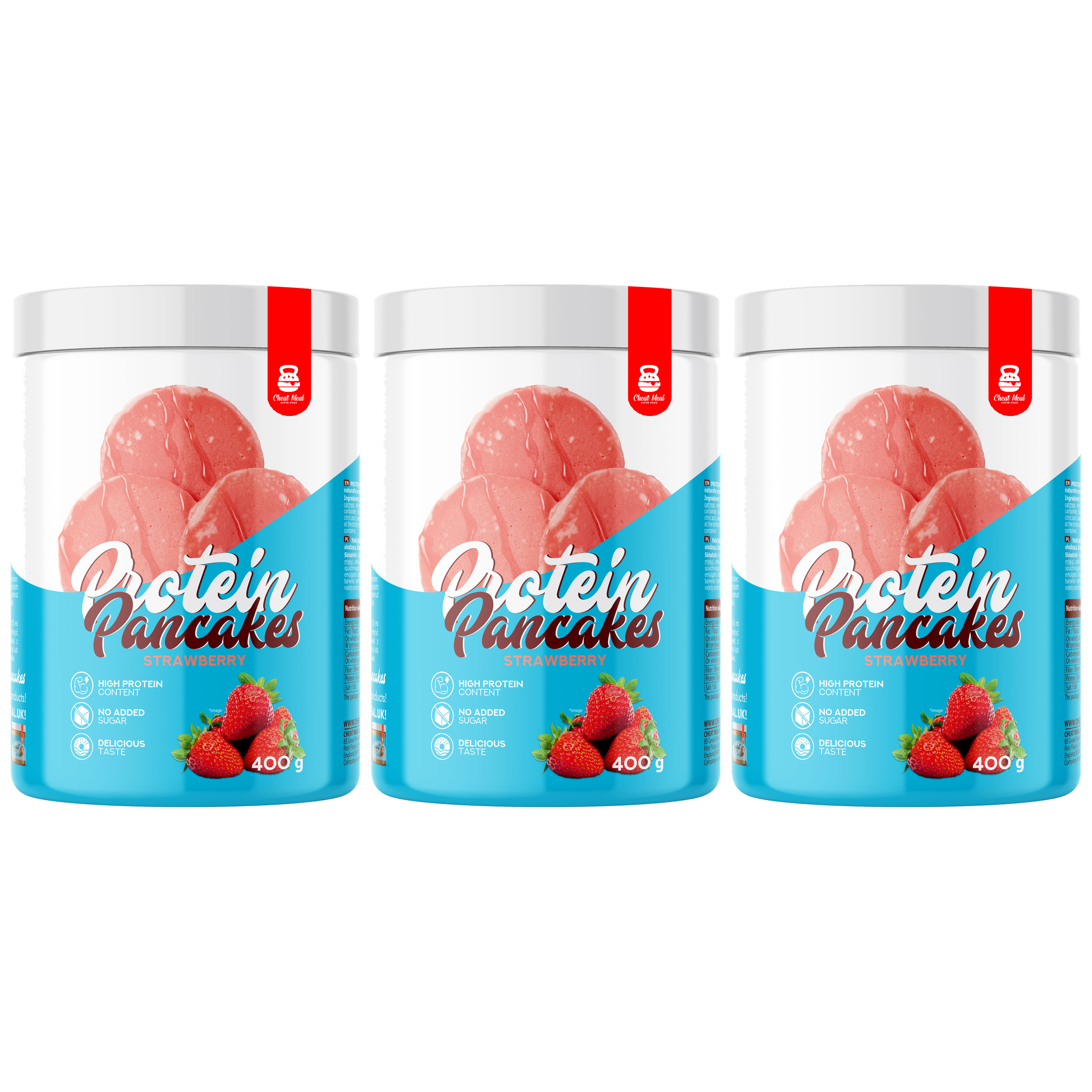 Cheat Meal Nutrition Protein Pancakes - 3x 400g
